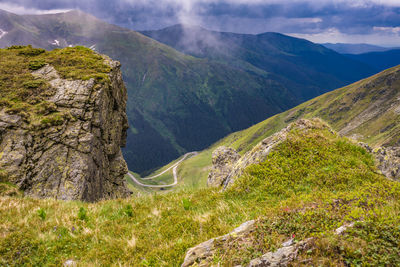 Scenic view of mountains