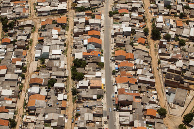 Sao paulo brazil city aerial condominium - slum - favela. view. high quality photo