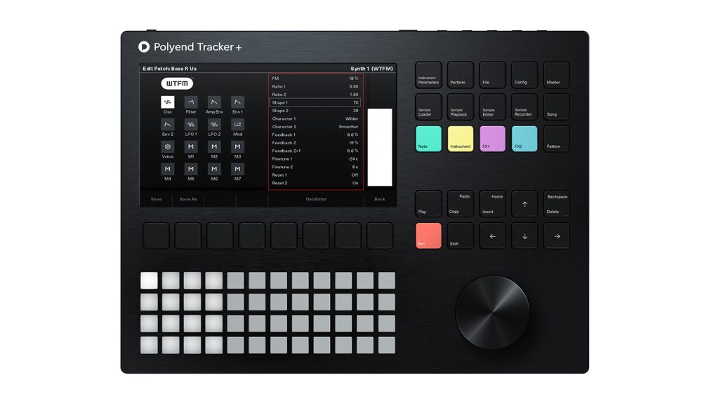 Polyend Tracker+ synths