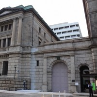 日本銀行本店＝後藤豪撮影