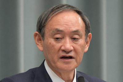 菅義偉官房長官＝川田雅浩撮影