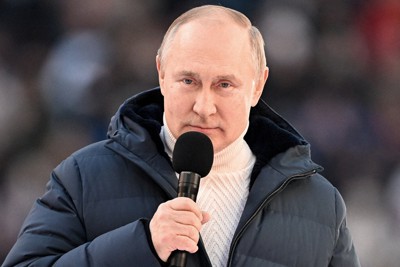 ロシアのプーチン大統領＝スプートニク/AP