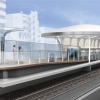 改装後の中央線大阪港駅の展望デッキのイメージ＝大阪メトロ提供