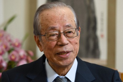 福田康夫氏＝宮本明登撮影