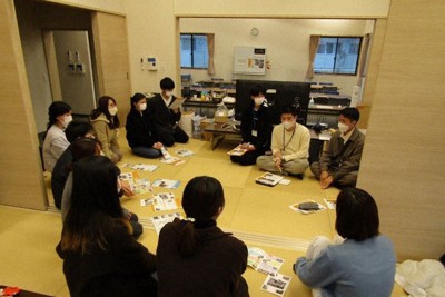 熊本学園大学の大学生との交流会