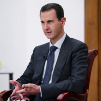 シリアのアサド大統領＝ダマスカスで2019年11月、SANA・AP