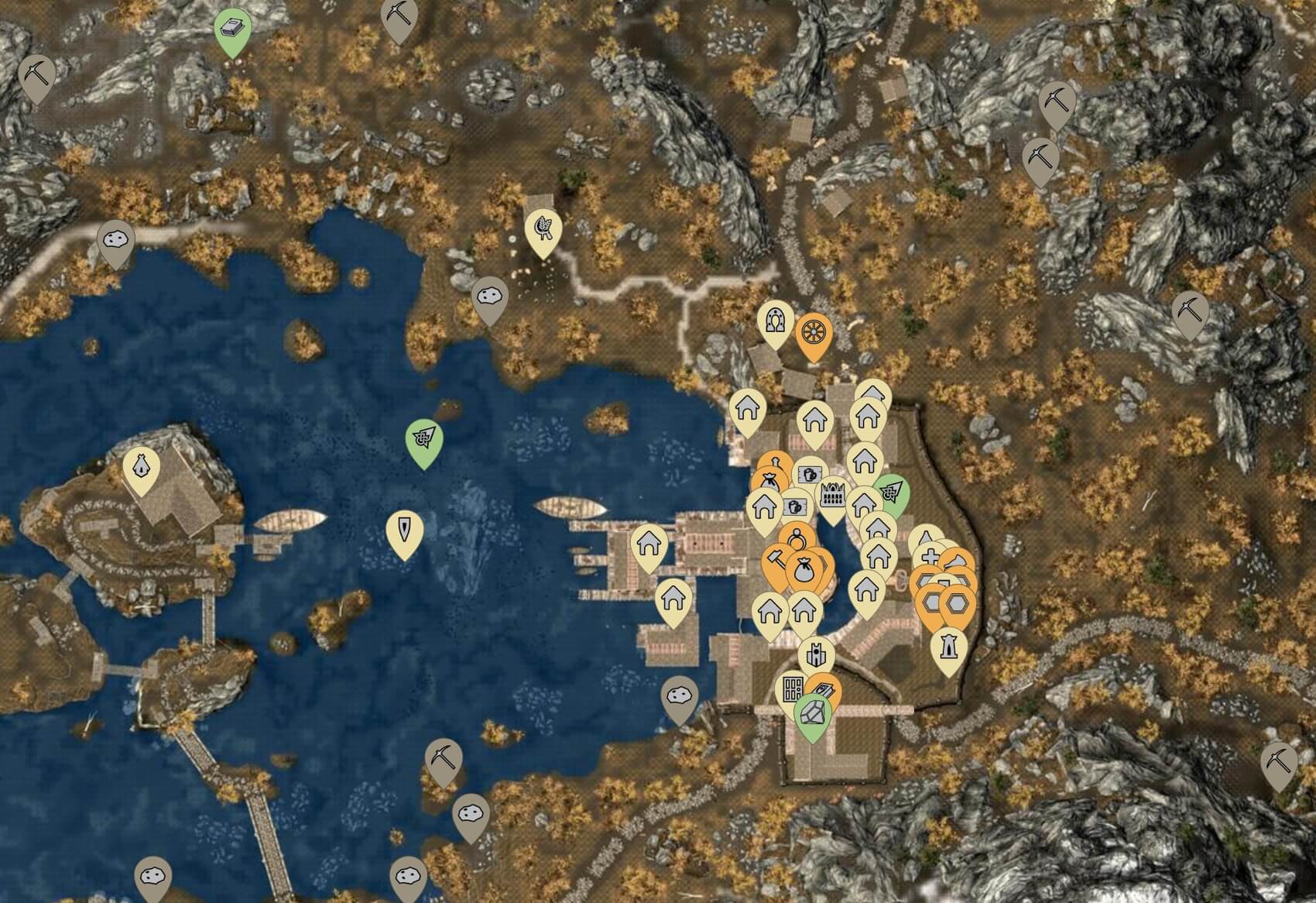 Skyrim Map Image