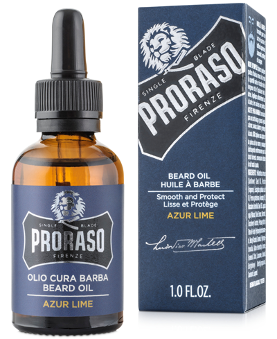 Proraso Beard Oil - Azur Lime Scent In No Color