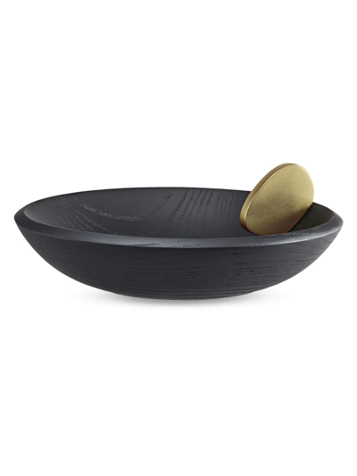 L'objet Kelly Behun Leaf Bowl In Blackened Oak