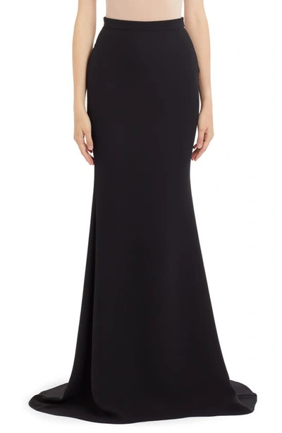 Valentino Cady Maxi Trumpet Skirt In Black