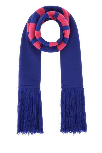 Vetements Double Logo Scarf In Printed