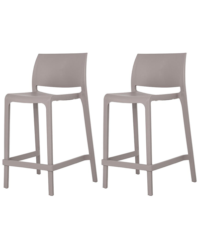 Lagoon Sensilla Stackable Counter Stool 2 Pcs 2