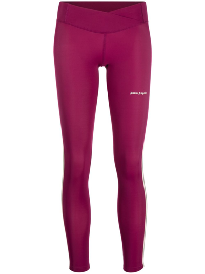 Palm Angels New Classic Training Leggings In Fuchsia