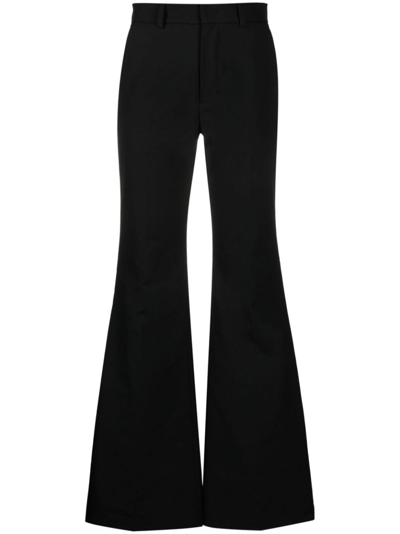 We11 Done Black Flared Trousers