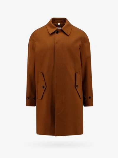 Burberry Cotton Gabardine Car Coat In Brown