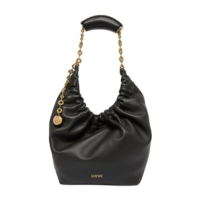 Loewe Small Squeeze Bag In Black