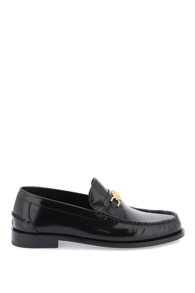 Versace Moccasin Medusa 95 In Black