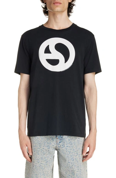 Acne Studios Everest Logo-print Cotton And Lyocell-blend Jersey T-shirt In Blue