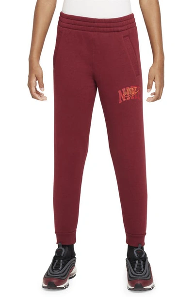 Nike Sportswear Club Fleece Big Kids' Jogger Pants In Red