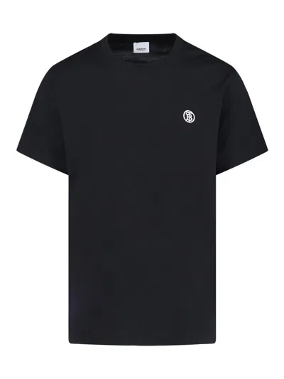 Burberry Logo T-shirt In Black