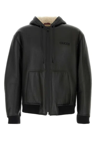 Gucci Black Leather Jacket