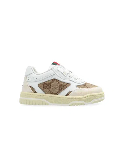 Gucci Re-web Sneakers In White