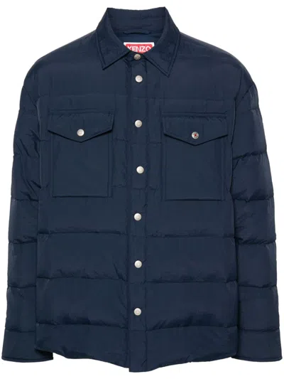 KENZO NYLON PADDED OVERSHIRT