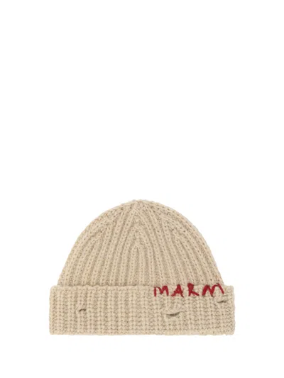 Marni Beanie Hat In Moccasin