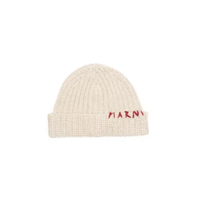 Marni Virgin Wool Hat In Pink