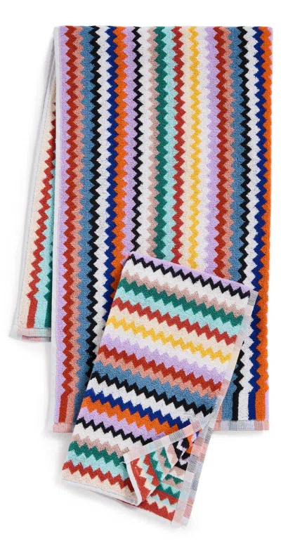 Missoni Riverbero Towel Set 100 In Multi