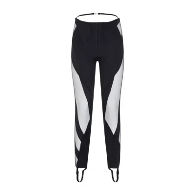 Mugler Pants In B Black Black