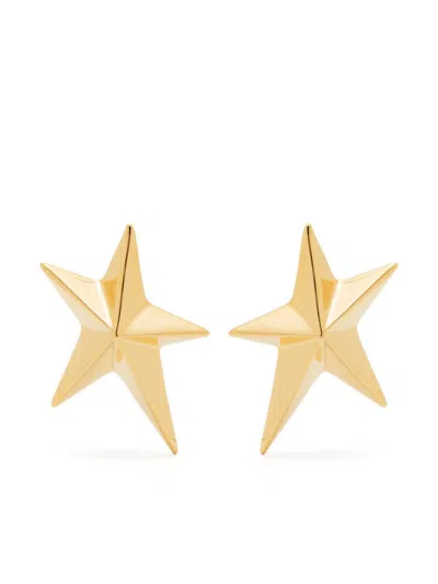 Mugler Mini Star Stud Earrings In Metallic