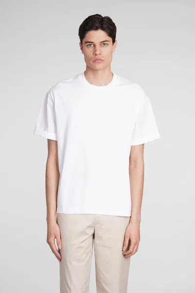 Neil Barrett Layered Cotton T-shirt In Neutrals