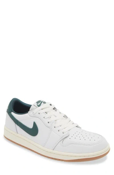 Nike Air Jordan 1 Retro Low Og Sneaker In White/oxidized Green