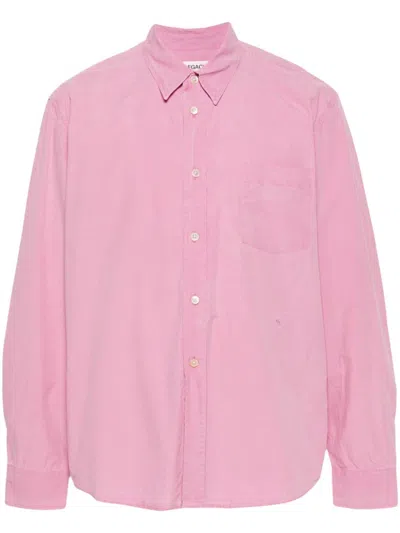 Our Legacy Beyond Bd Shirt In Duchess Pink Organic Poplin