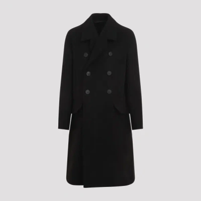 Rick Owens Officer Coat 48 In Black