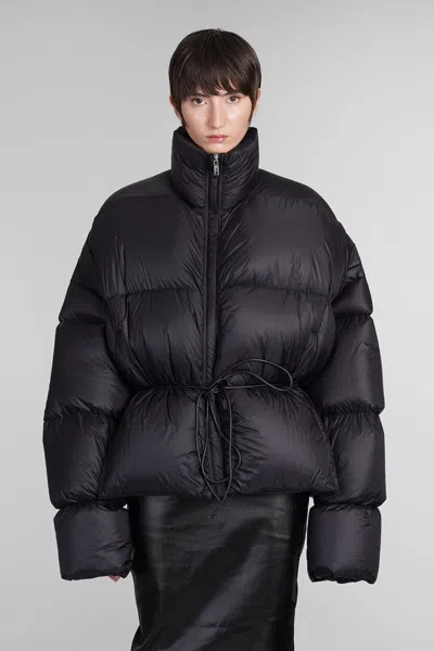 Rick Owens Black Porterville Sail Down Jacket