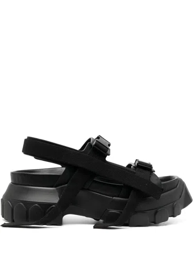 Rick Owens Sandals In 99 Black/black