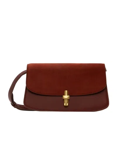 The Row Small E/w Sofia Shoulder Bag In Red