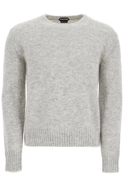 Tom Ford Alpaca Crewneck Pul In Multicolor