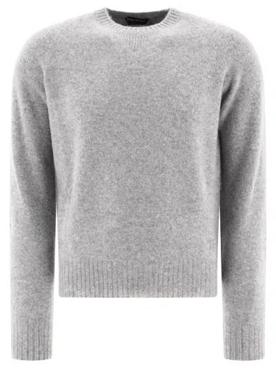 Tom Ford Cashmere Crewneck Jumper In Multicolor