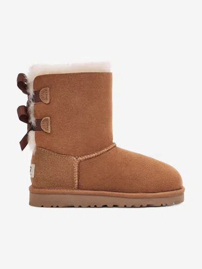 Ugg Kids'  Girls Bailey Bow Ii Boots In Brown