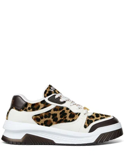 Versace Odissea Sneaker In Brown