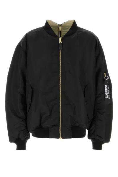 Vetements Jackets In Black