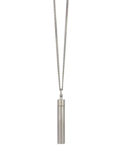 Vetements Powder Necklace In Silver