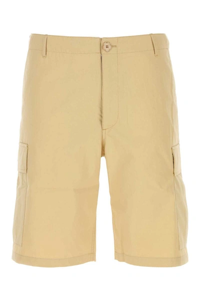 Shop Kenzo Shorts In Beige O Tan