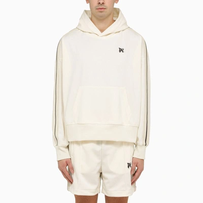 Shop Palm Angels Monogram Sweatshirt Hoodie In White