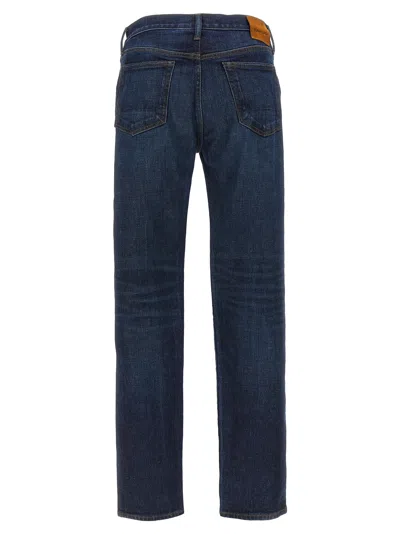 Shop Tom Ford Rinse Selvedge Jeans Blue