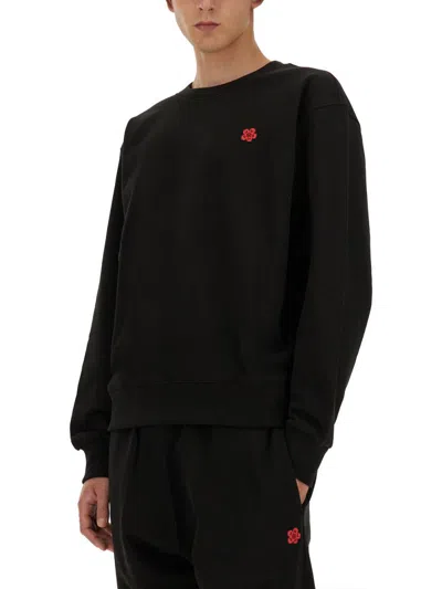 Shop Kenzo "boke Flower" Sweatshirt In Black