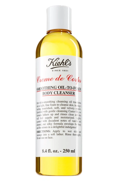 Kiehl's Since 1851 Creme De Corps Smoothing Oil-to-foam Body Cleanser 8.4 oz/ 250 ml In No Color